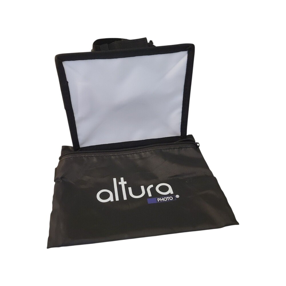 altura photo collapsible flash diffuser with case 6" x 5" fast shipping